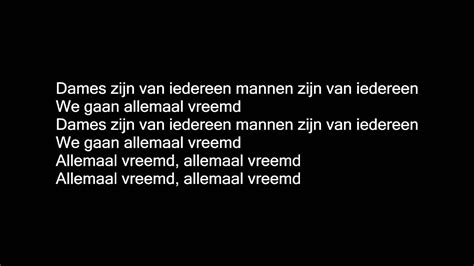 Broederliefde – Allemaal Hetzelfde Lyrics 